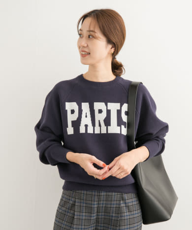 ダブルジャガードロゴKNIT