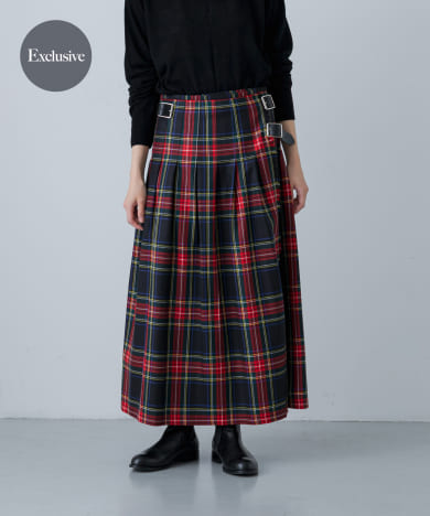 『別注』O'NEIL OF DUBLIN×かぐれ PLEATS WRAP LONG SKIRT[GW47-NOD1861WO]｜URBAN  RESEARCH公式ファッション通販