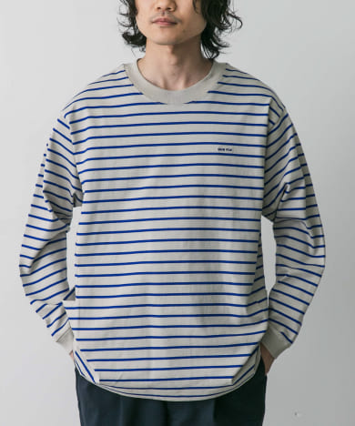Snow Peak Apparel　HeavyCottonBorder L/S T-shirts