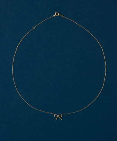 ff by decor urban research　18K リボンネックレス