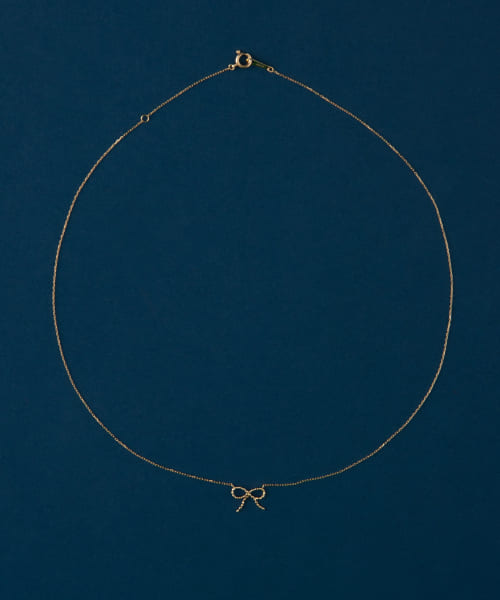 ff by decor urban research　18K リボンネックレス