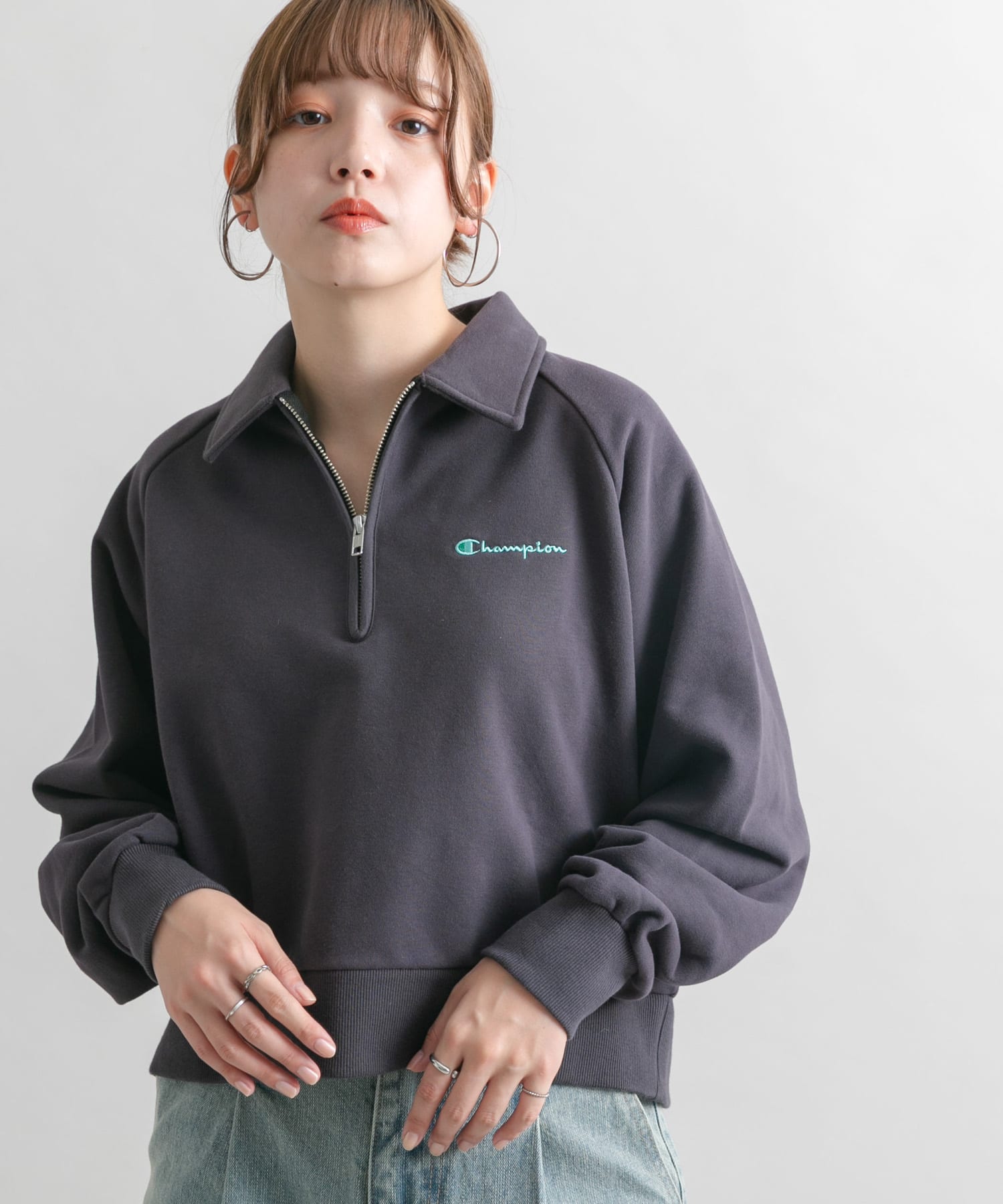 Champion HALF ZIP SWEATSHIRTS[KW47-CW-A009]｜URBAN RESEARCH