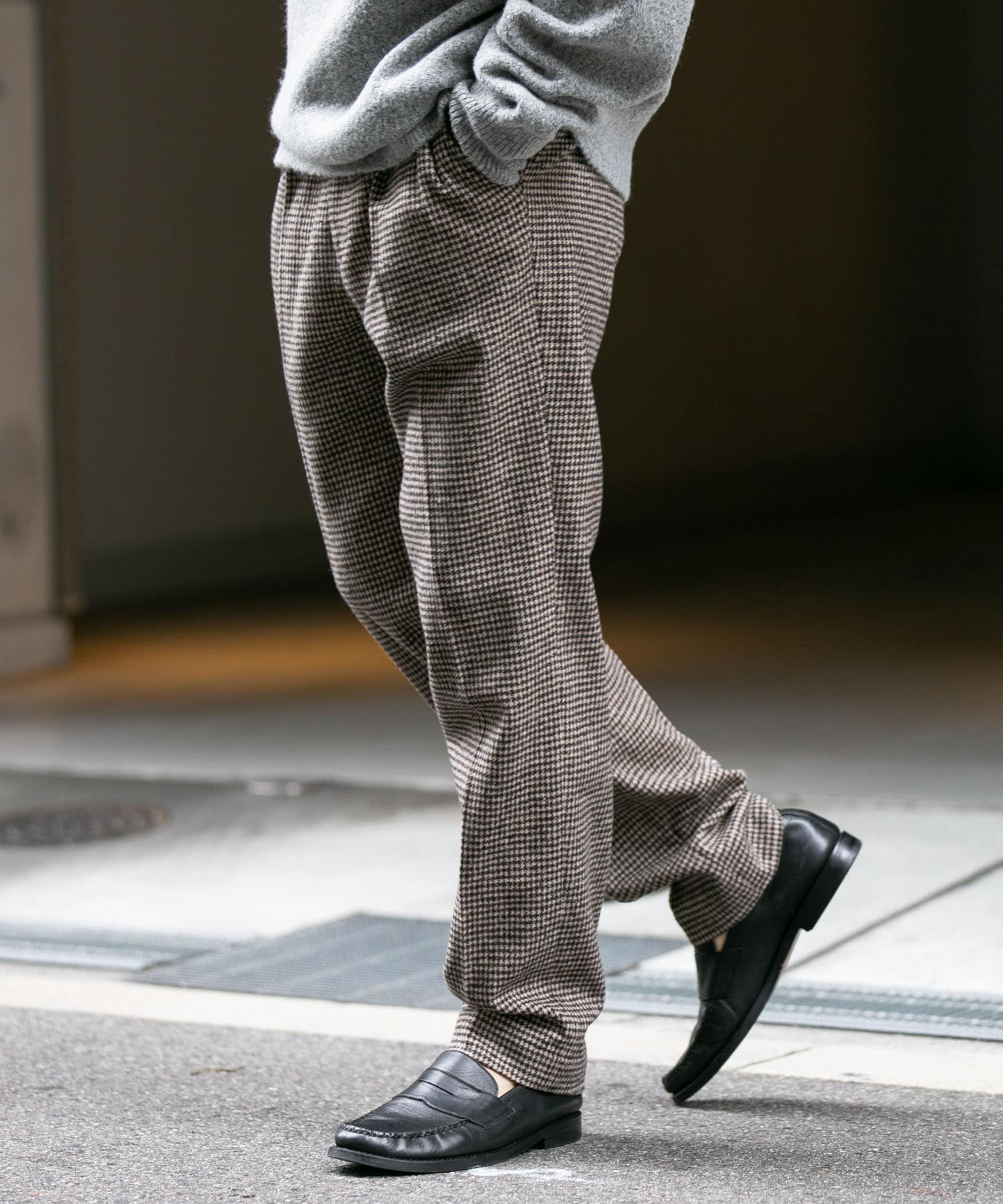 ストレートインサイドスリットパンツ（スラックス）｜AP STUDIO