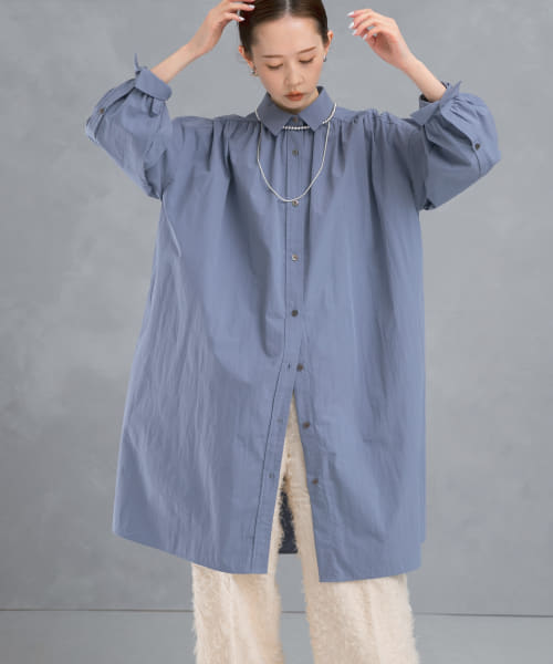 ミニシャツワンピース