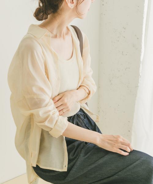 [ITEMS][シアーポケットスキッパーシャツ]