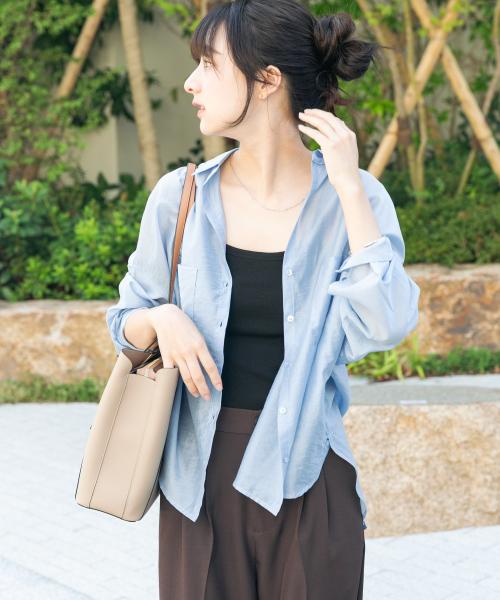 [ITEMS][シアーポケットスキッパーシャツ]