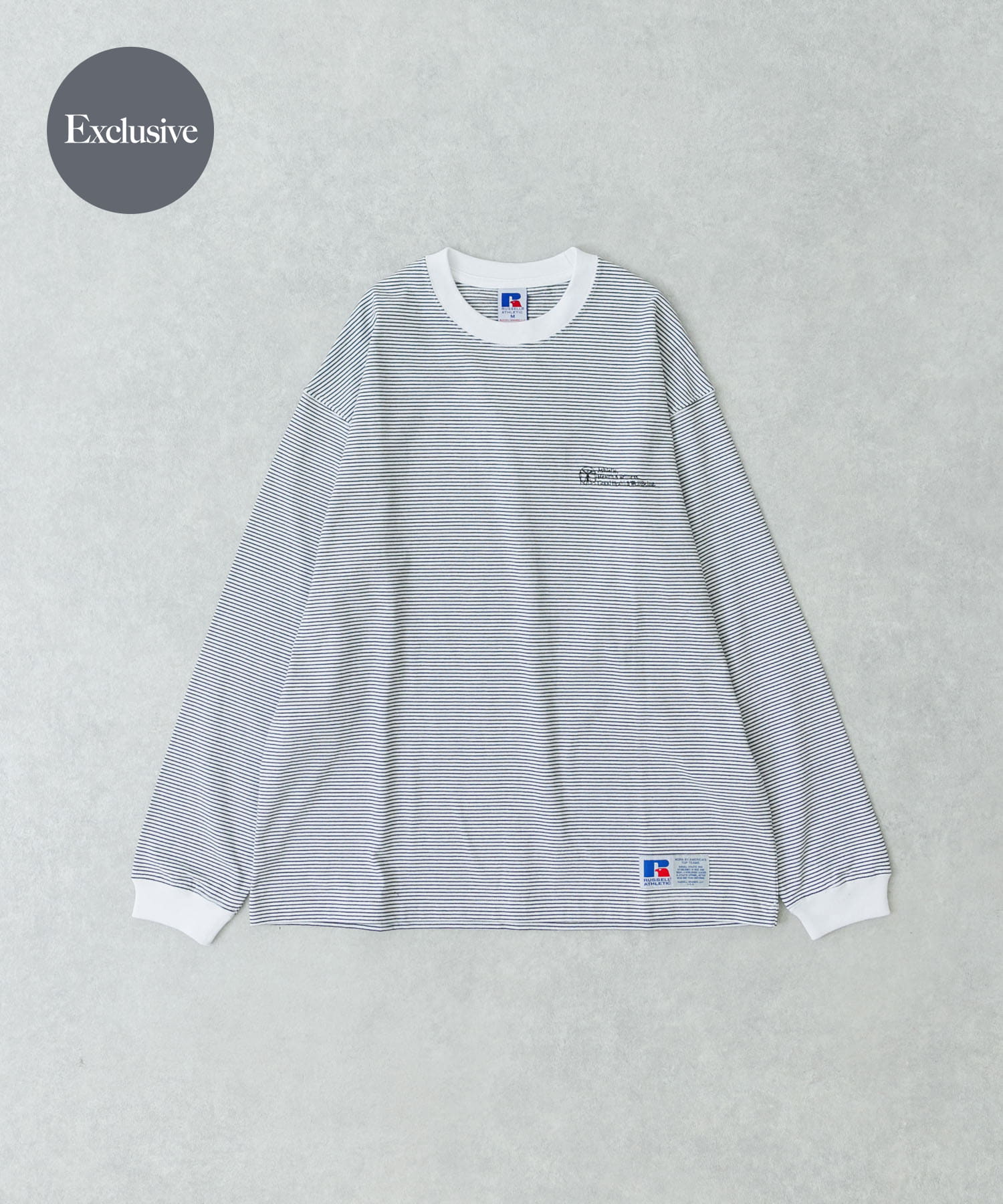 セール】*【SHIPS別注】RUSSELL ATHLETIC: カレッジロゴ