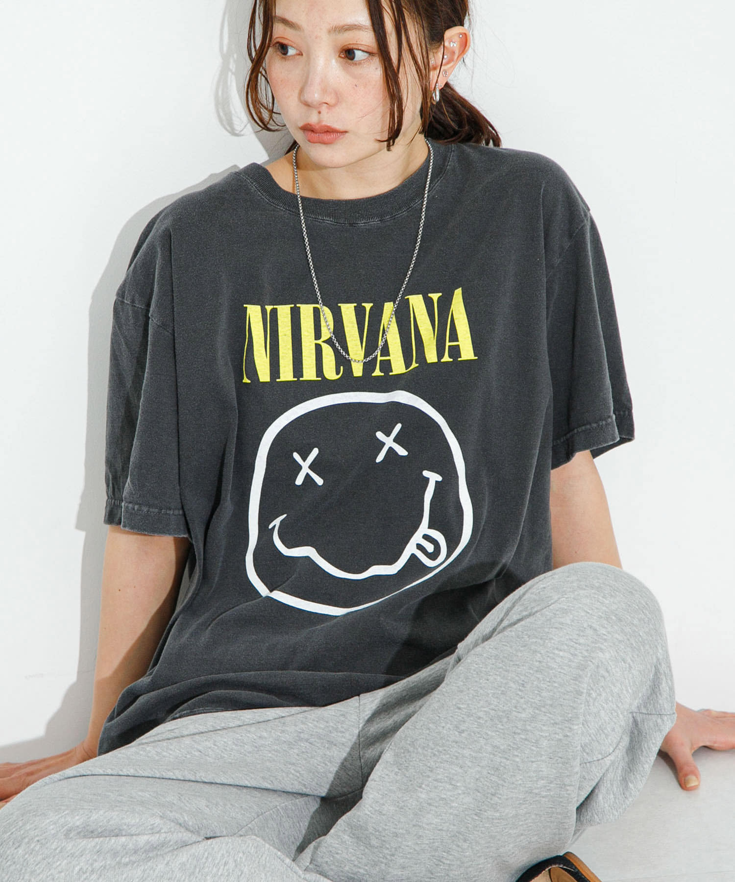 GOOD ROCK SPEED NIRVANA T-SHIRTS[LWA5-25NVN002W]｜URBAN