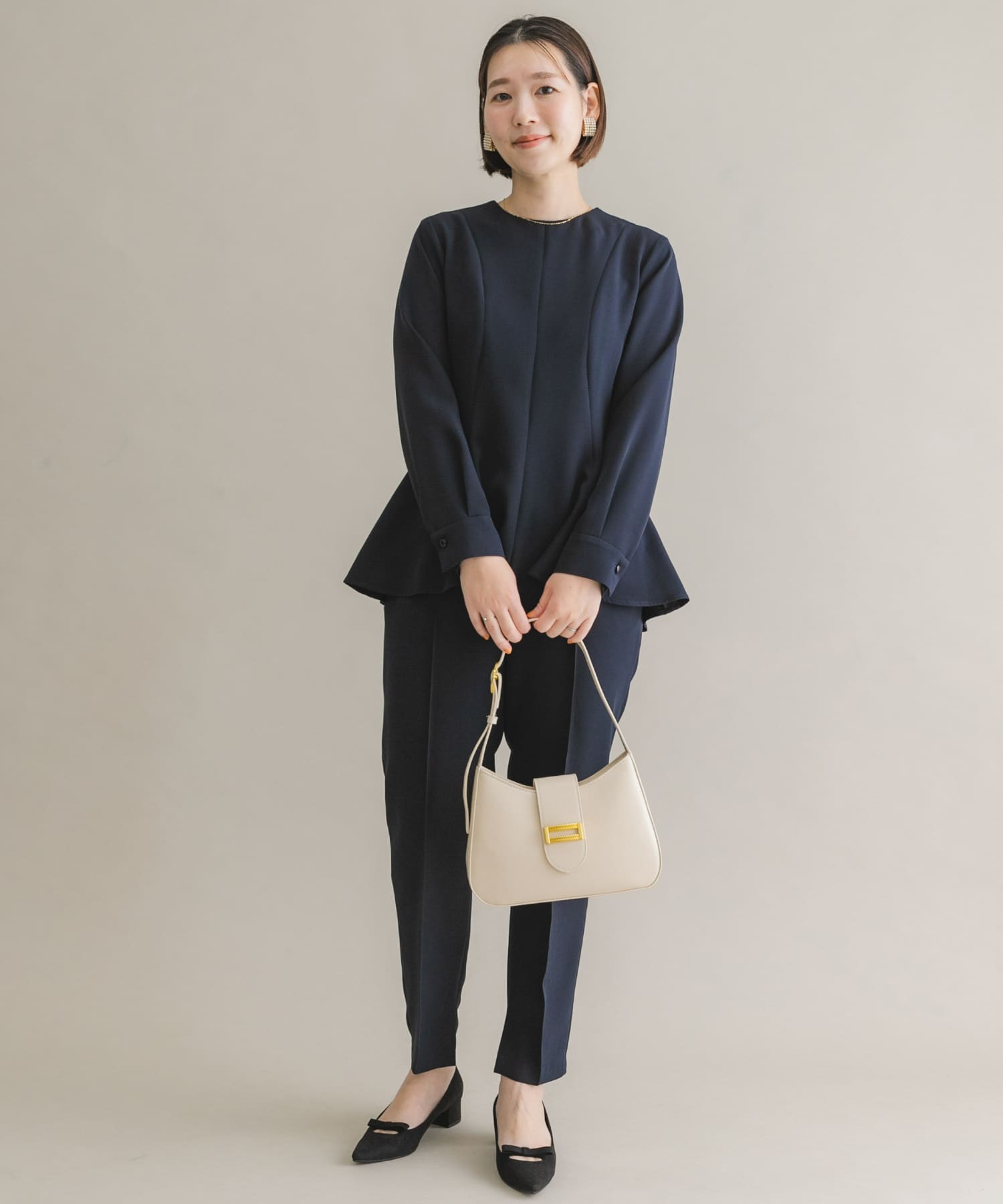 Cropped Knit Pants/Black｜PERVERZE | パーバーズの公式