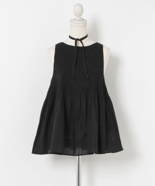 FANAKA　Smocked blouse