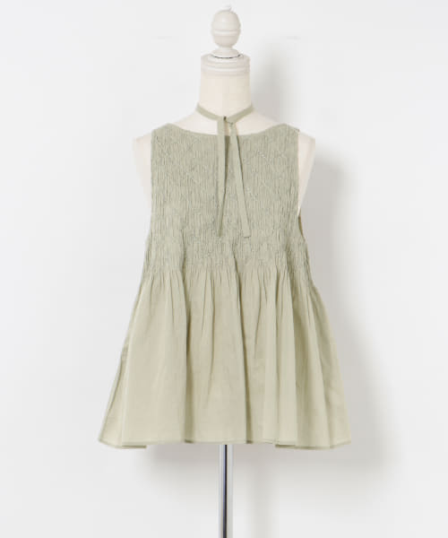 FANAKA　Smocked blouse