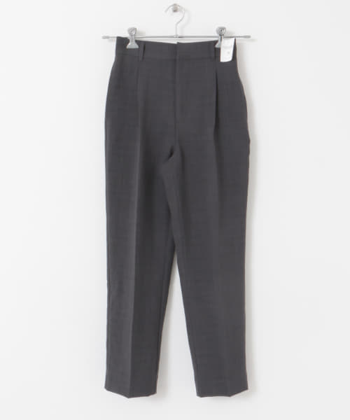 『UR TECH DRYLUXE』リネンライクテーパードパンツ