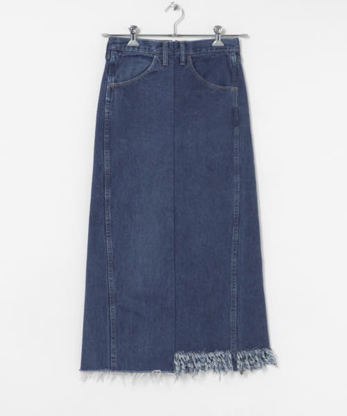 77circa　make long denim skirt
