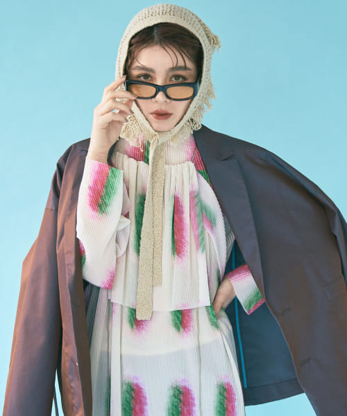 Jens　UNDER HALTER PULLOVER-PRINT