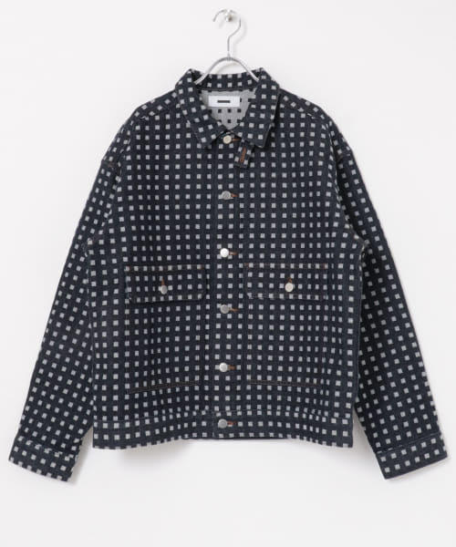 REVERBERATE　GRID DENIM JACKET