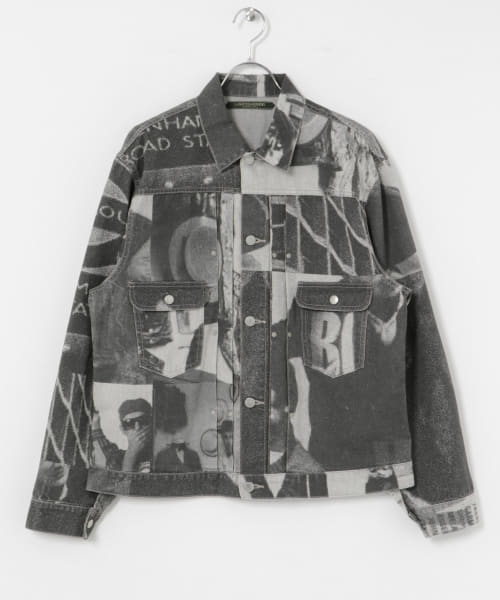 The DUFFER N NEPHEWS　PICTURE PRINT DENIM JACKET