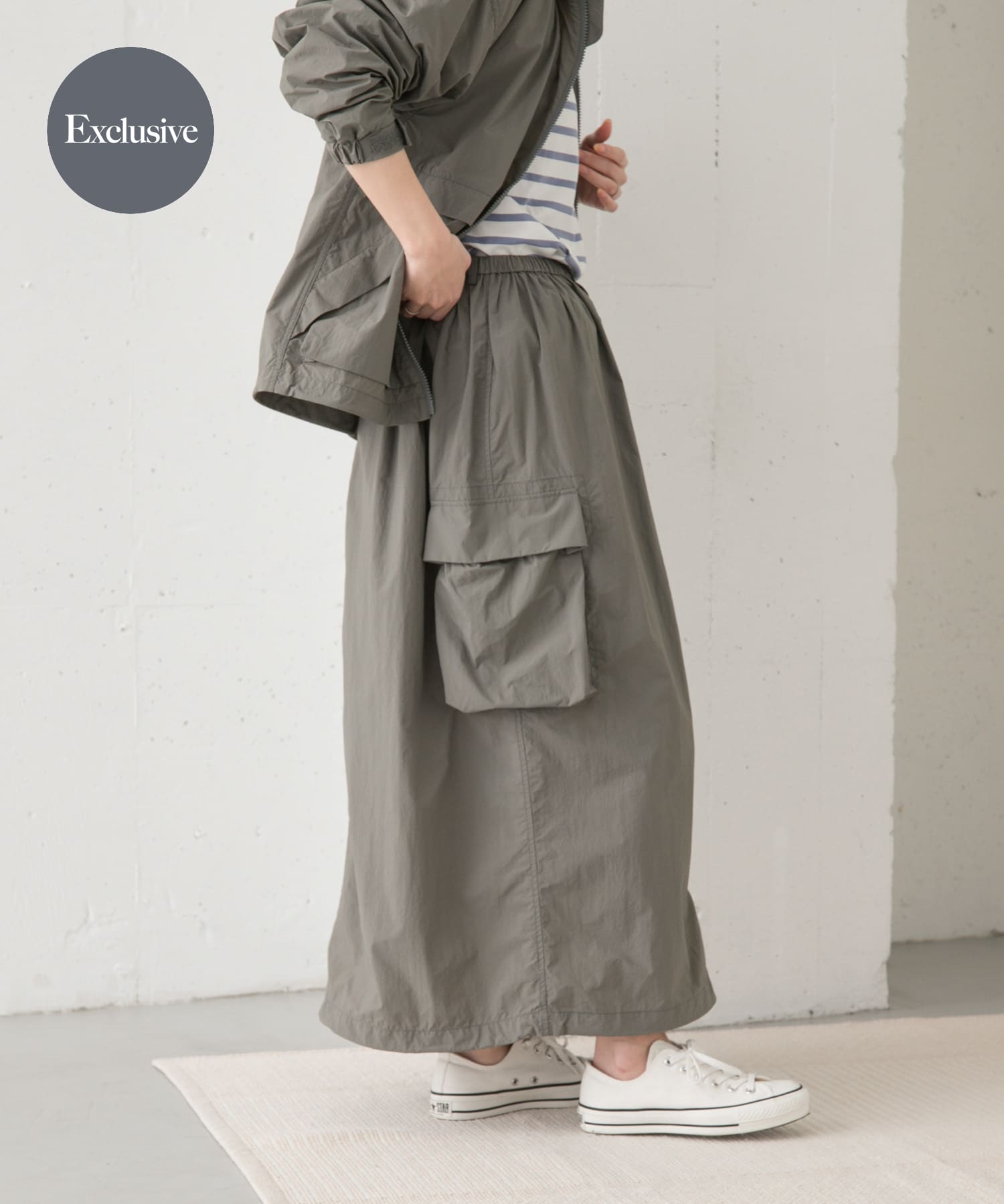 別注』Snow Peak Apparel×DOORS Nylon Tussah Skirt[DWA4-SK