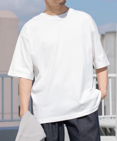 『接触冷感』『XLサイズあり』Cool TouchシルケットTシャツ