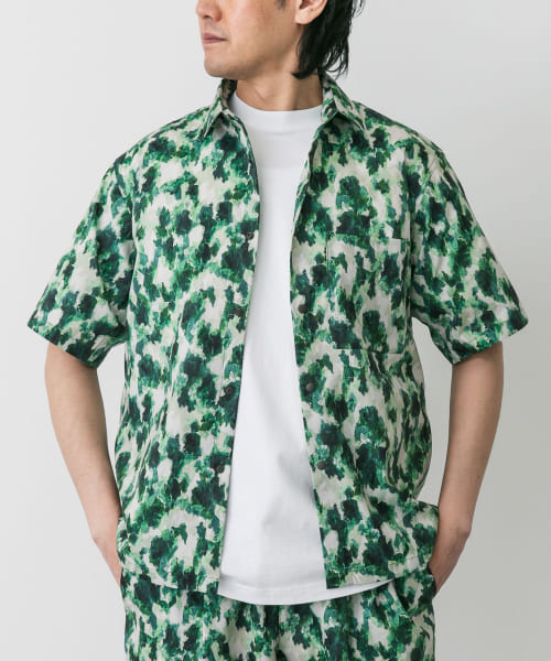 Snow Peak Apparel　Printed Quick Dry Shirts