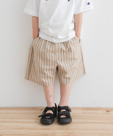 『WEB/一部店舗限定サイズ』ストライプショートパンツ(KIDS)