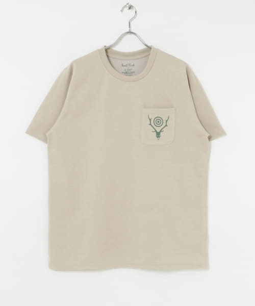 South2 West8　S/S Round Pocket Tee