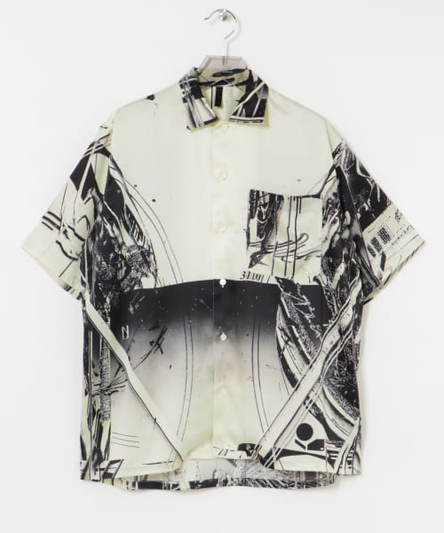 semoh　NewCollapse Short-Sleeve Shirts