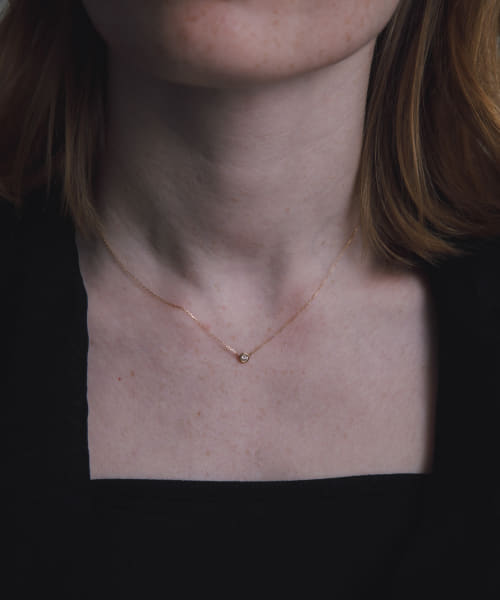 decor『デコール』　18K Dia Necklace0.1ct