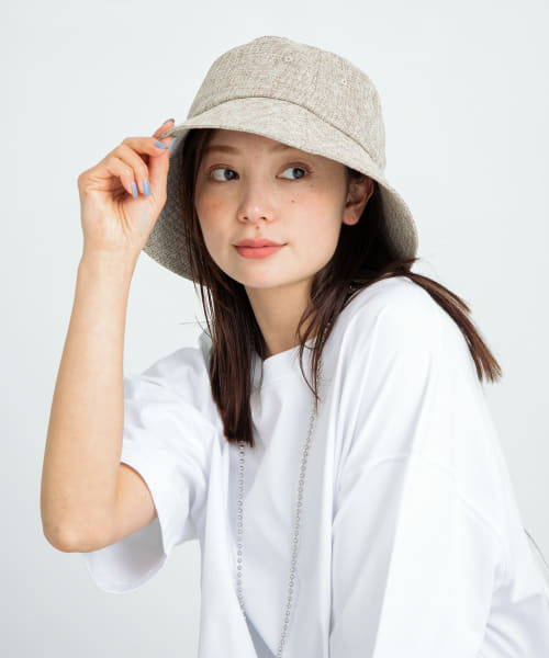 折りたたみリネンライクハット