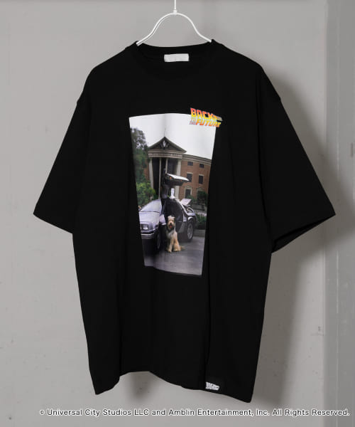 『別注』SENSE OF PLACE×BTTF　クルーネックプリントTシャツ B