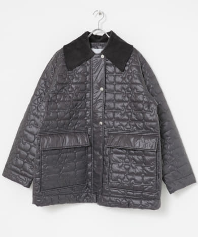商品画像：Leopard GANNI x Barbour Leopard Print Waxed Anorak | GANNI US 2