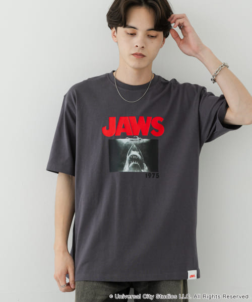 『別注』SENSE OF PLACE×JAWS　プリントT-SHIRTS/B