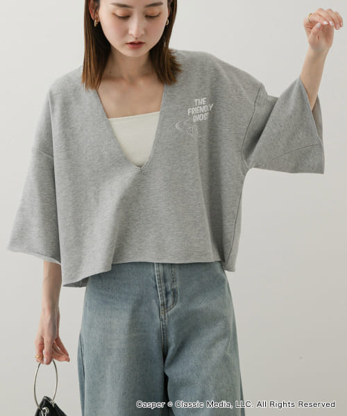 『別注』Casper×SENSE OF PLACE/スキッパートップ