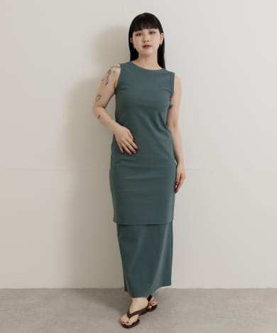 &her　Layered Cup Onepiece