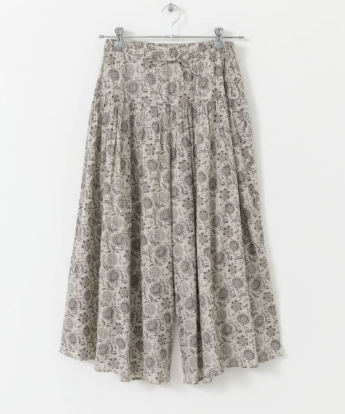 SOIL　FLOWER PRINT CULOTTES