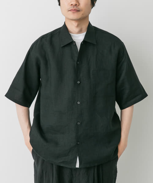 marka　OPEN COLLAR SHORT-SLEEVE SHIRTS