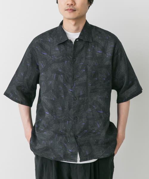 marka　OPEN COLLAR SHORT-SLEEVE SHIRTS