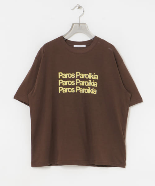 シアープリントカラーTシャツ