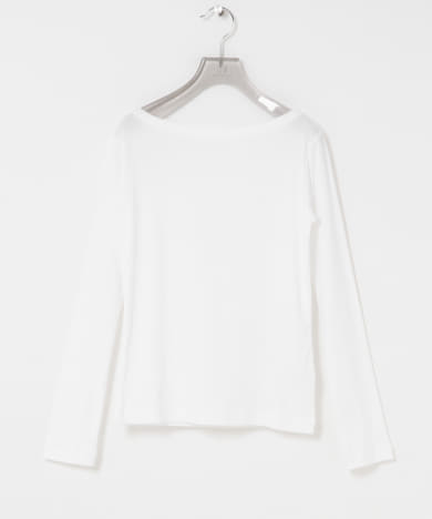 onit　COTTON BOAT NECK LONG-SLEEVE T-SHIRTS