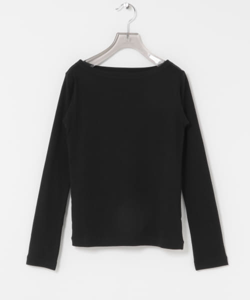 onit　COTTON BOAT NECK LONG-SLEEVE T-SHIRTS