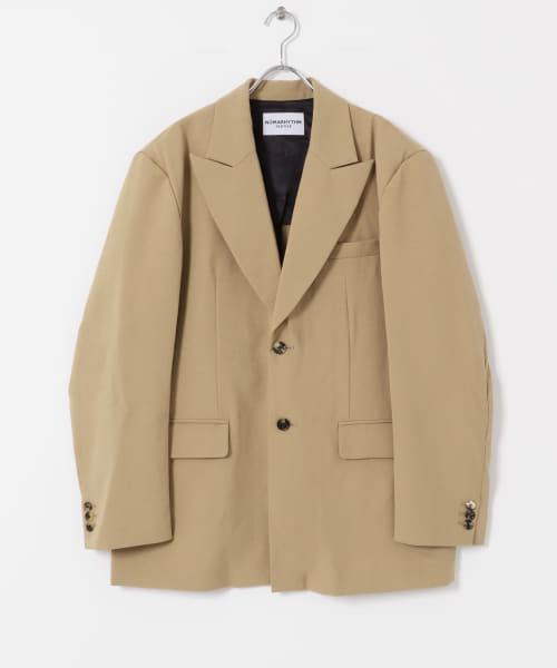 NOMARHYTHM TEXTILE　Wide Lapel Tailored Jk