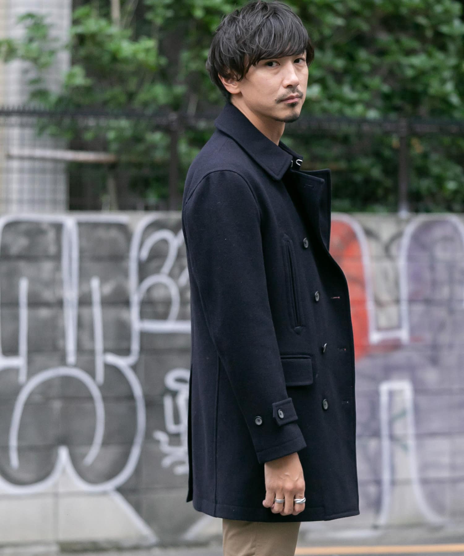 プレッジ 三浦氏着用 Pコート ピーコート ロングコート - library.iainponorogo.ac.id