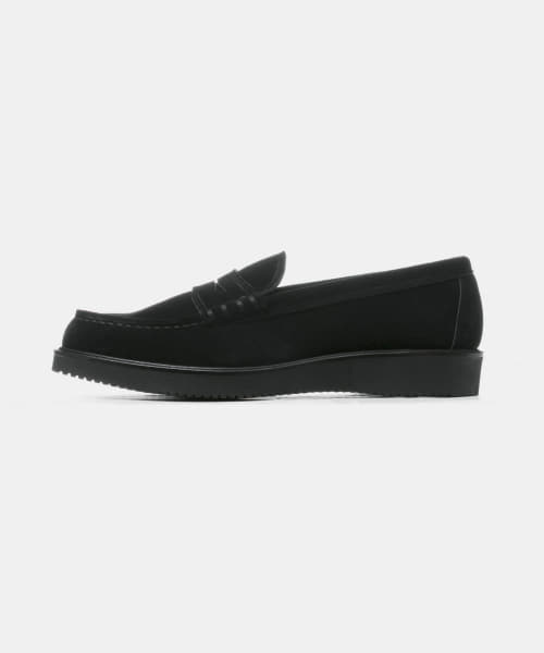 Penny Loafer U805P-S-BSM93: Black Suede Penny Loafer U805P-S-BSM93: Black Suede