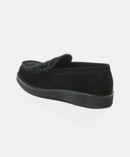 Penny Loafer U805P-S-BSM93: Black Suede Penny Loafer U805P-S-BSM93: Black Suede