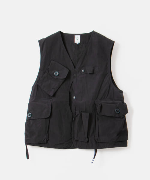 South 2 West 8 Tenkara Vest - Wax Coating EJ782-BSM94: Navy South 2 West 8 Tenkara Vest - Wax Coating EJ782-BSM94: Navy