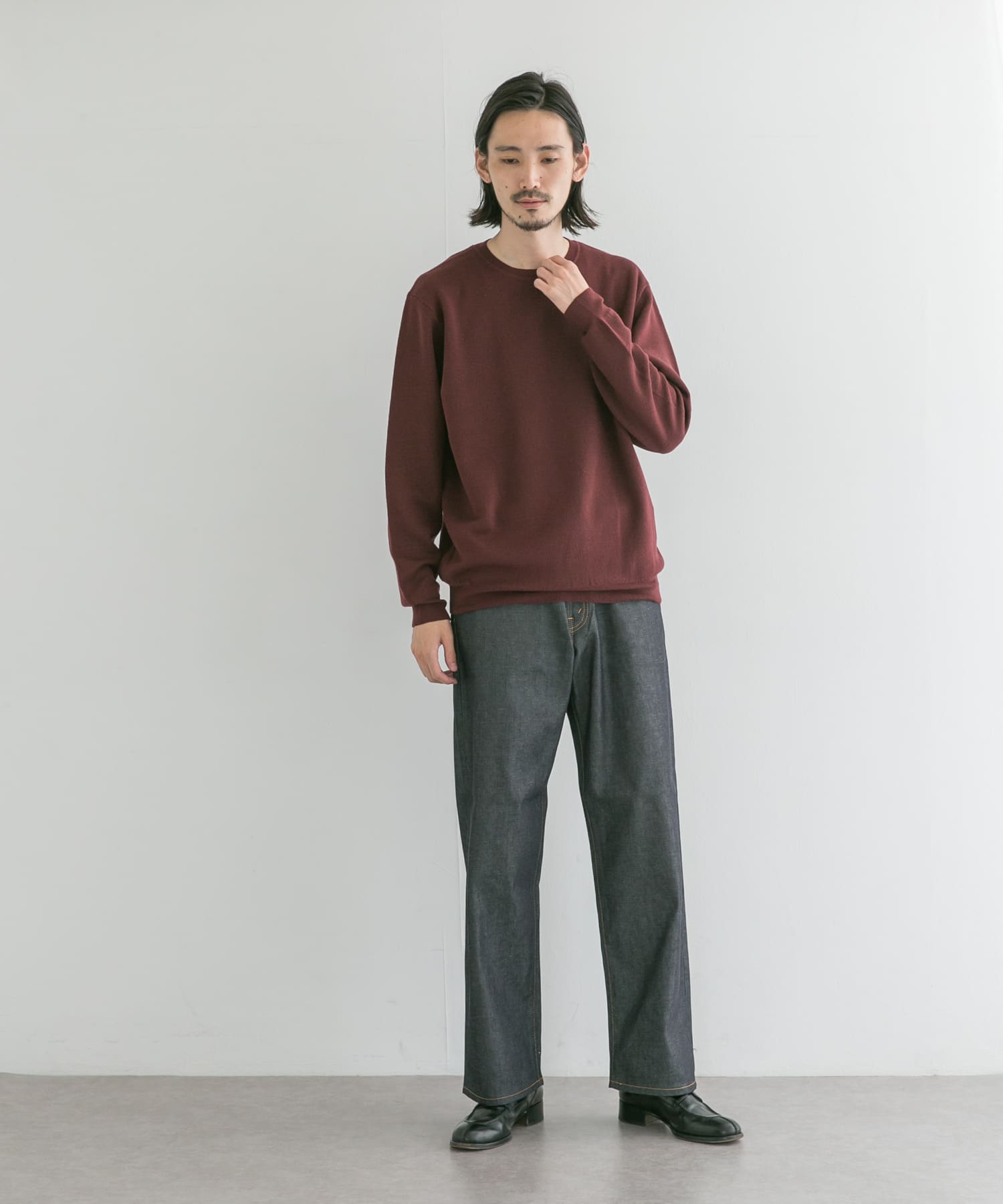 ユニセックス』スーピマ DENIM パンツワイド #BOB by SHIOTA[UR16 