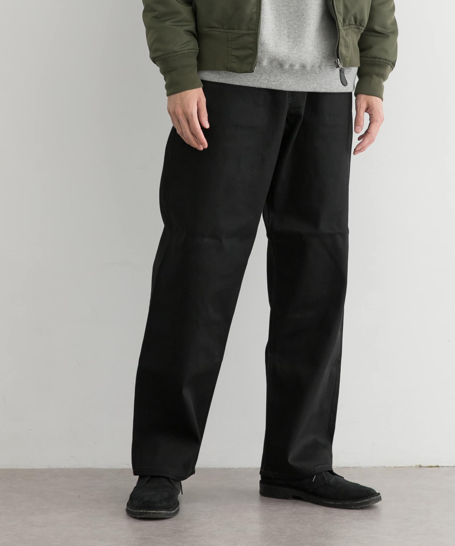 ユニセックス』スーピマ DENIM パンツワイド #BOB by SHIOTA[UR16 