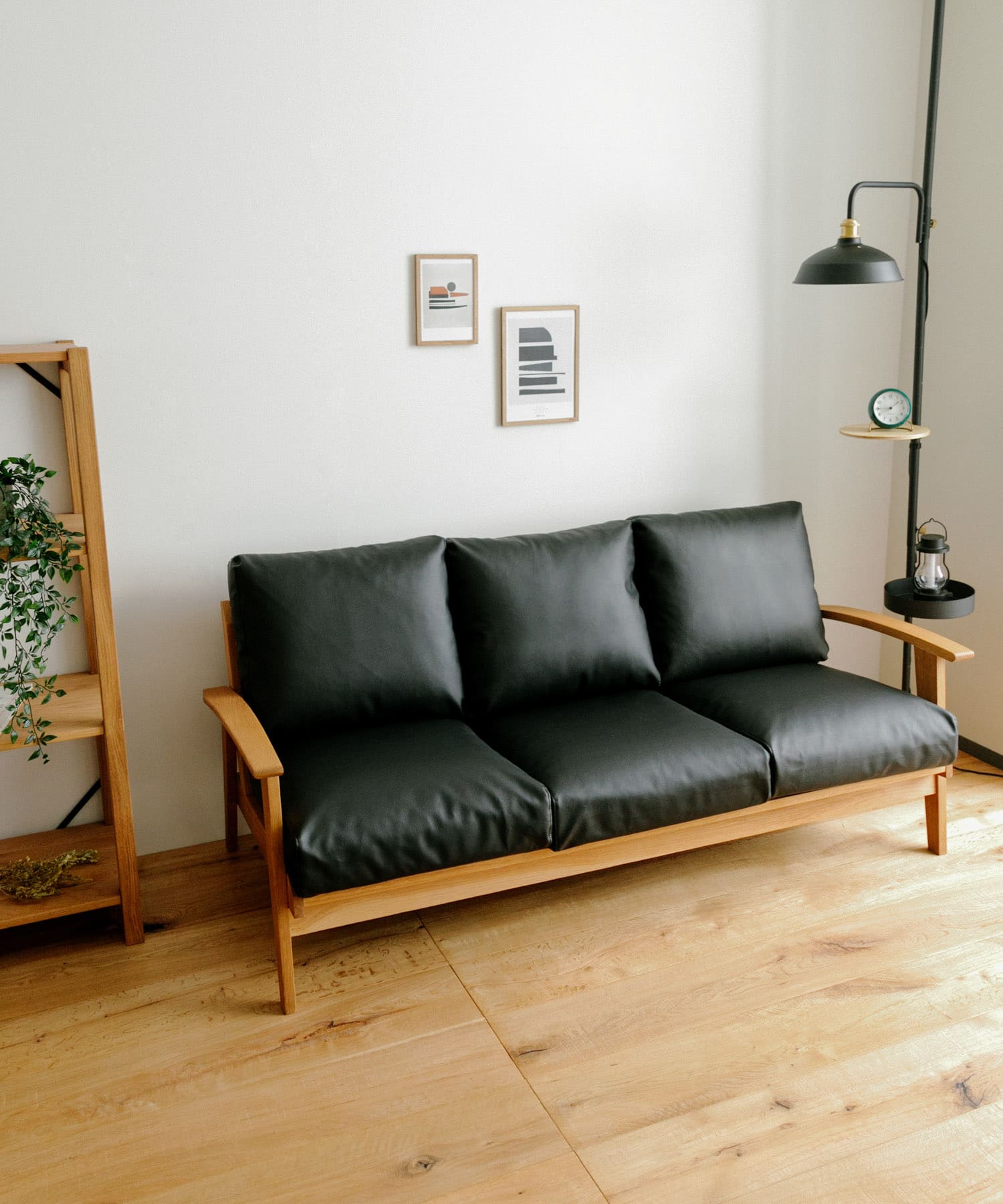 BOTHY PVC Sofa 3P オーク無垢材[URF-PVSF3P]｜URBAN RESEARCH公式