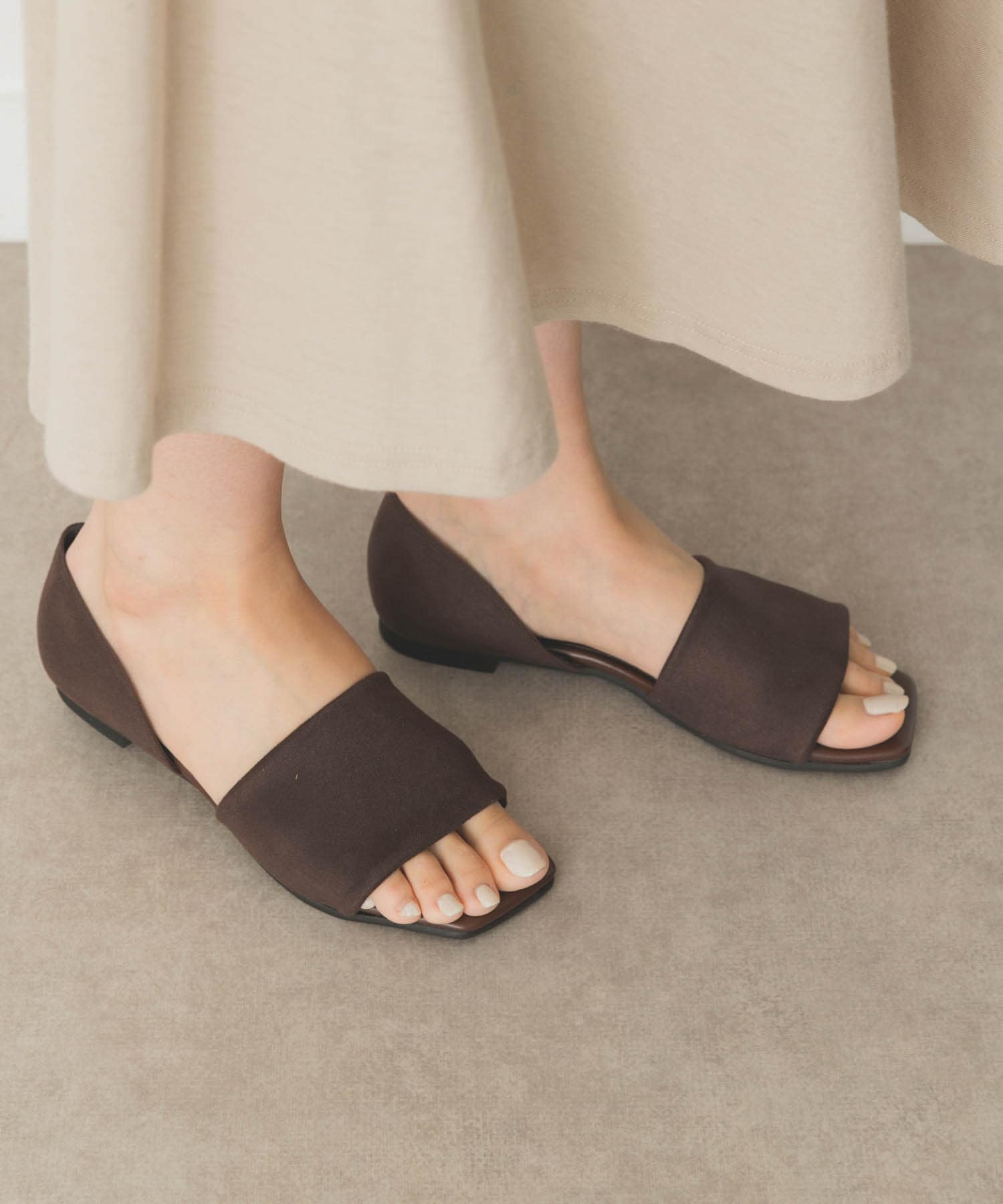 MADE IN JAPAN』スクエアトゥストレッチサンダル[XX25-2HU0202]｜URBAN