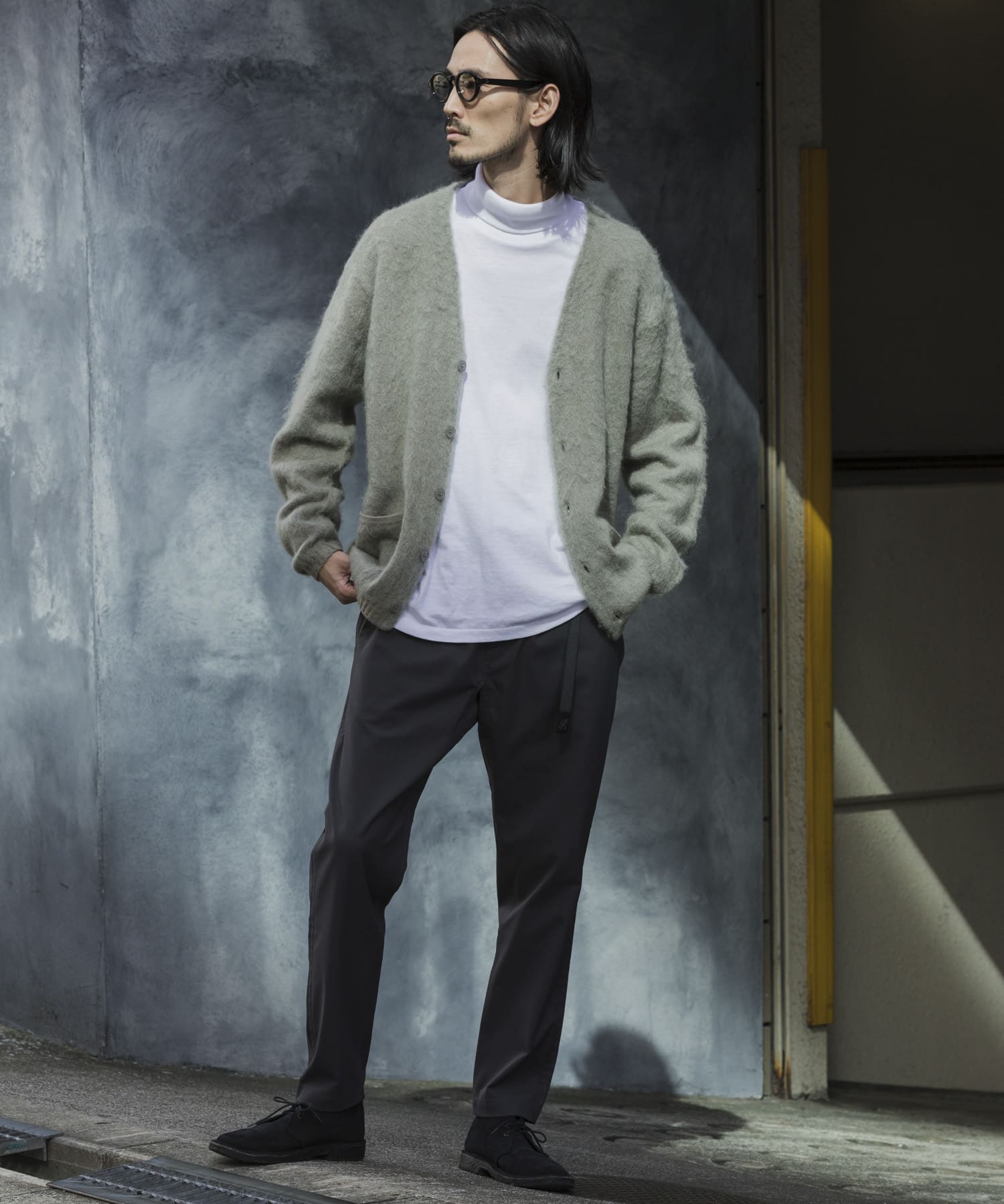 信憑 グラミチ×アーバンリサーチ SOLOTEXツイルストレッチパンツ tdh 