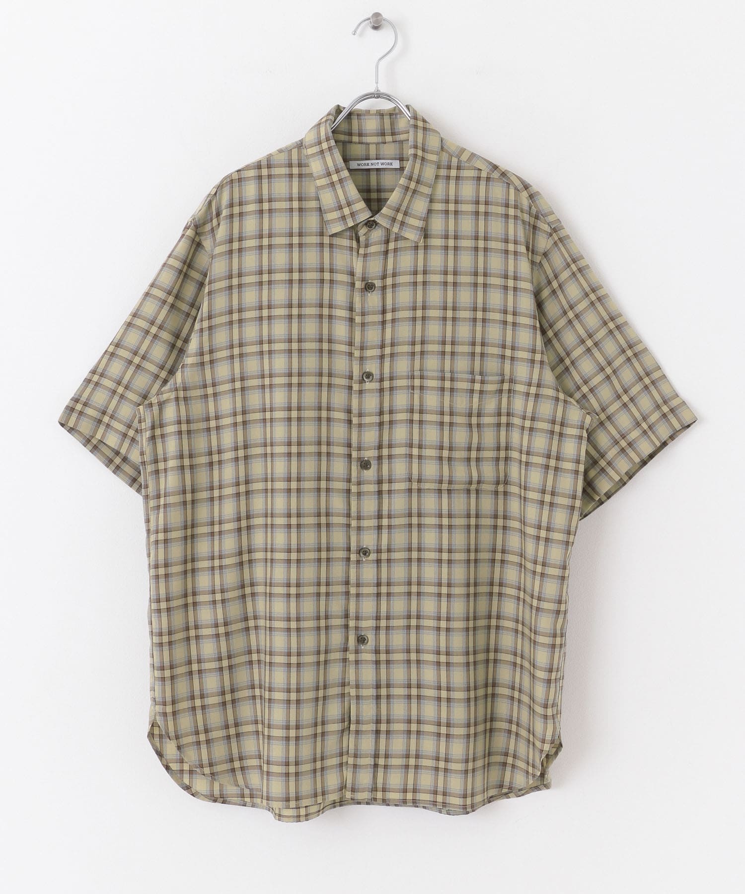 WORK NOT WORK Checked Viera Shirts[UW25-13R018]｜URBAN